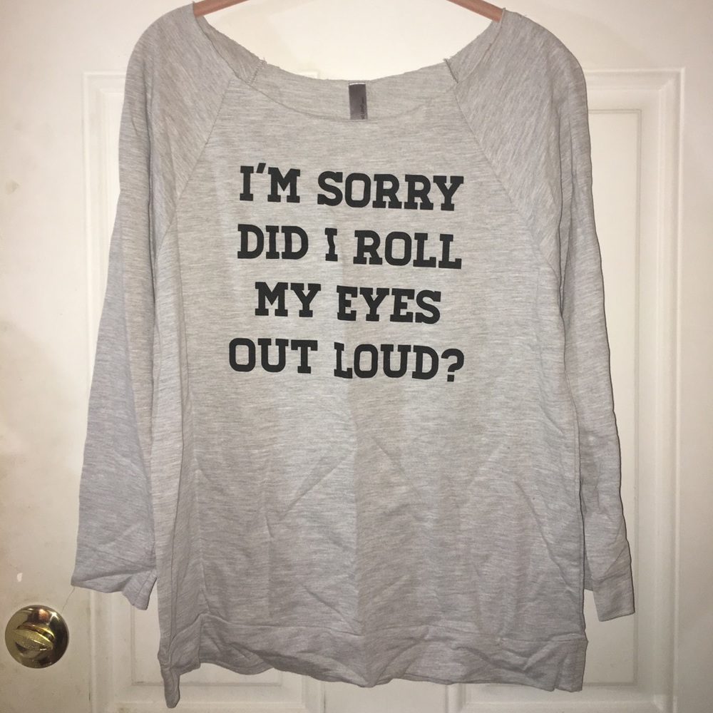 New 3/4 sleeve light weight cotton top  SZ M